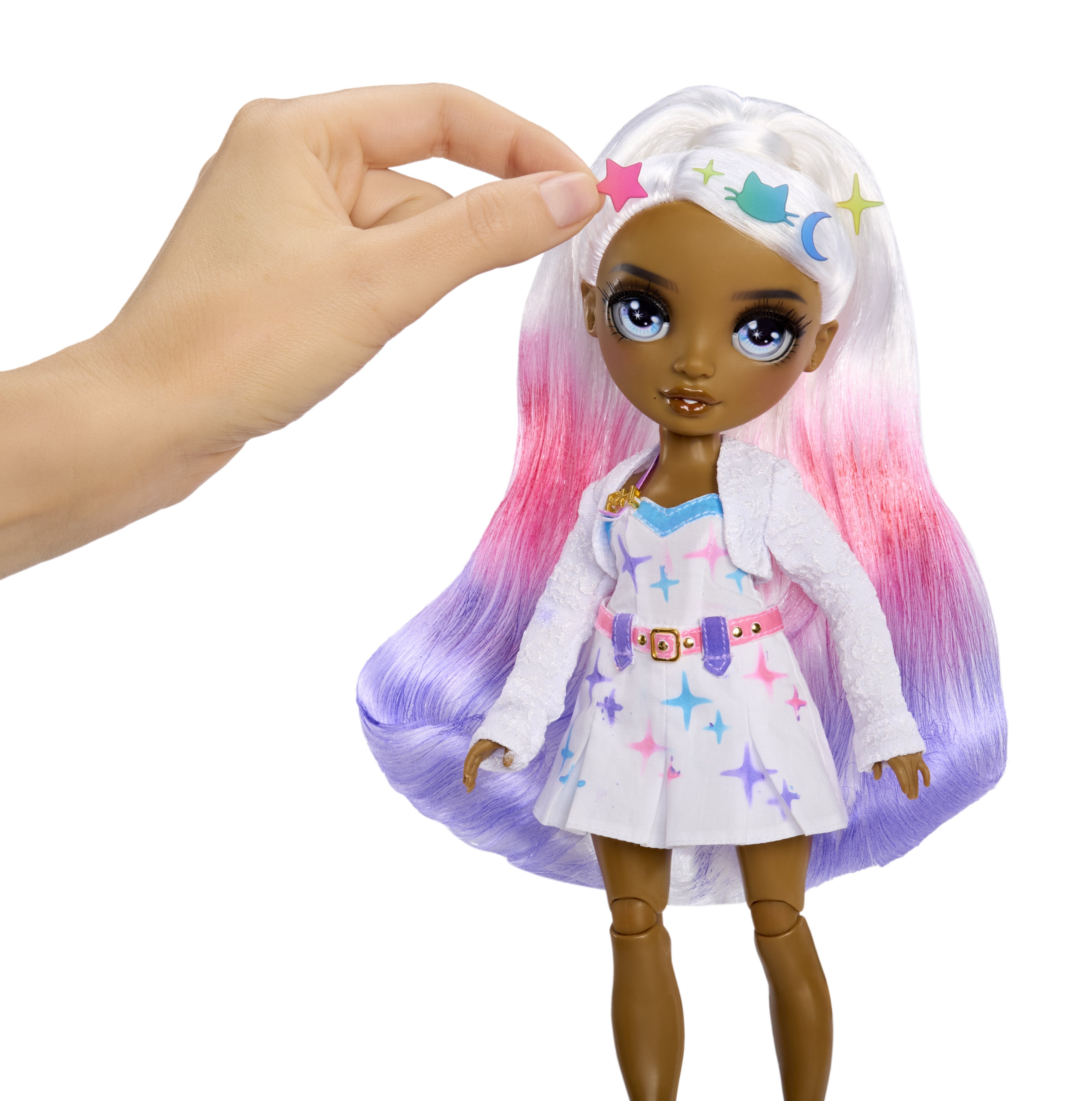 EAN 35051543367 - Rainbow High Air Brush & Create Fashion Dolls - Grey Eyes imagen 5