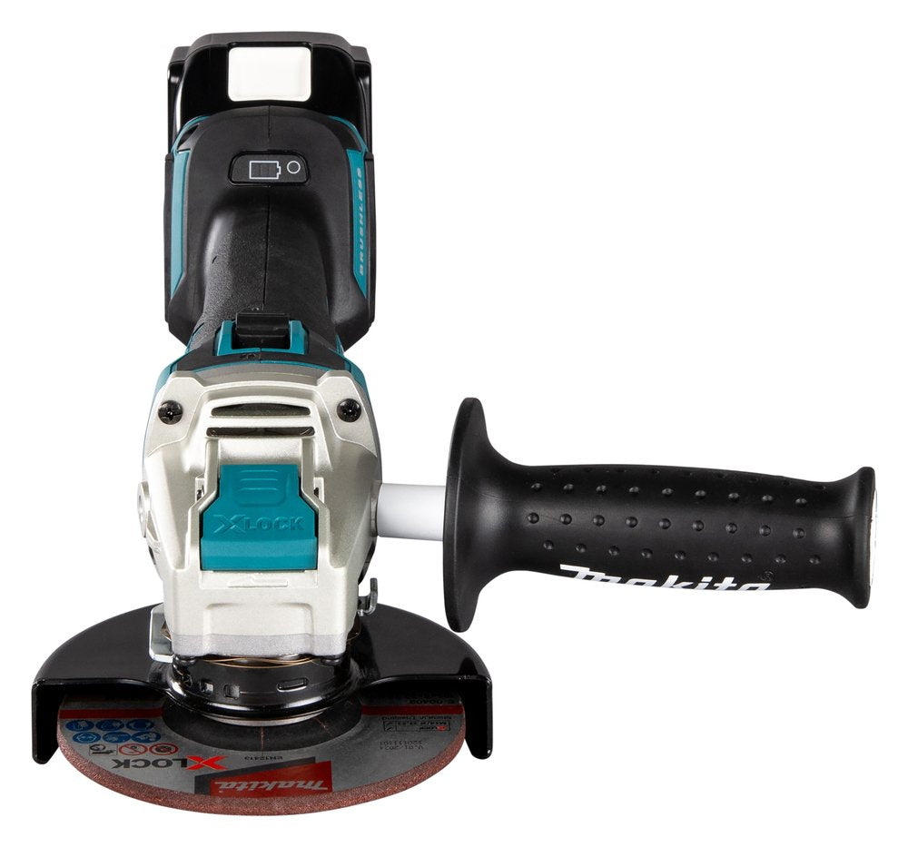 Makita Amoladora Angular Inalámbrica X-Lock Dga521zx1, 18 Voltios Dga521zx1