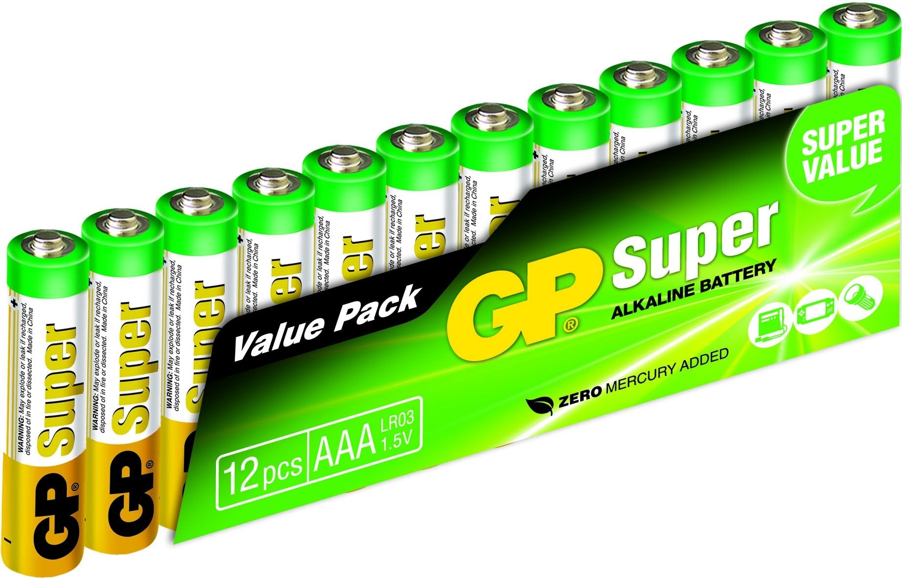 EAN 4891199065088 - GP Batteries Super Alkaline AAA Batería de un solo uso Alcalino imagen 1
