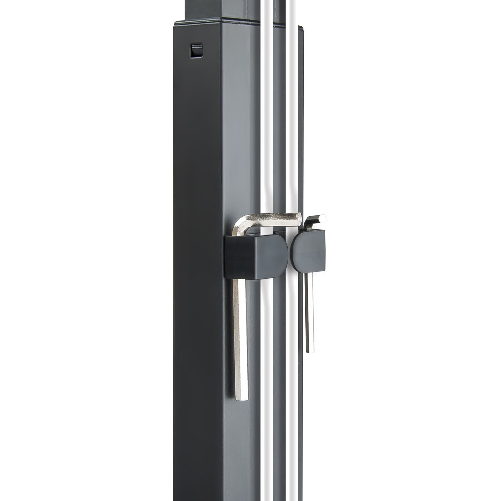 Tooq Soporte De Mesa Para 2 Monitores De 17"-27" - Regulacion De Altura Por Piston De Gas - Gestion De Cables - Peso