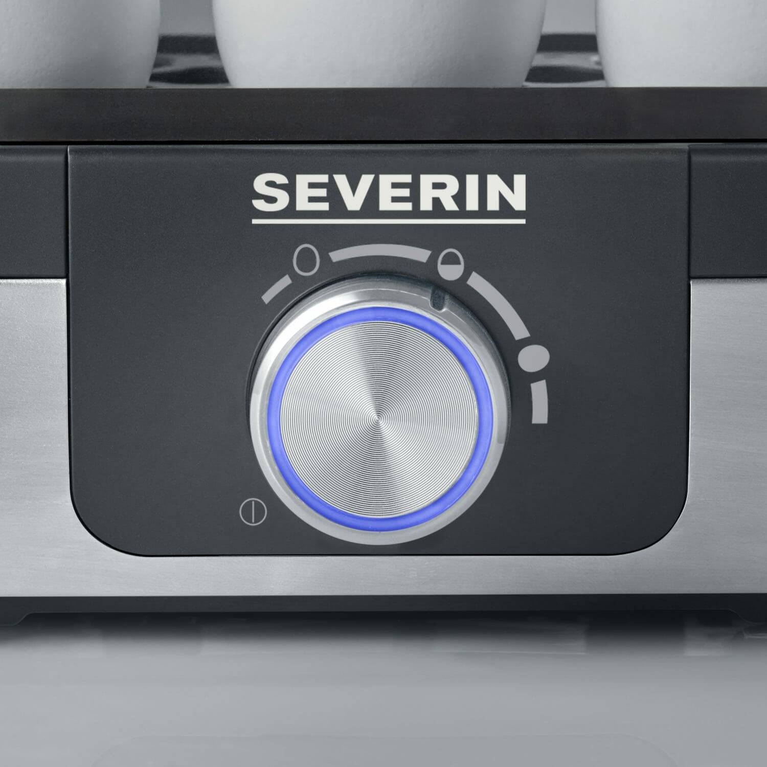 EAN 4008146036675 - Severin EK 3163 3 huevos Negro, Acero inoxidable, Transparente imagen 4