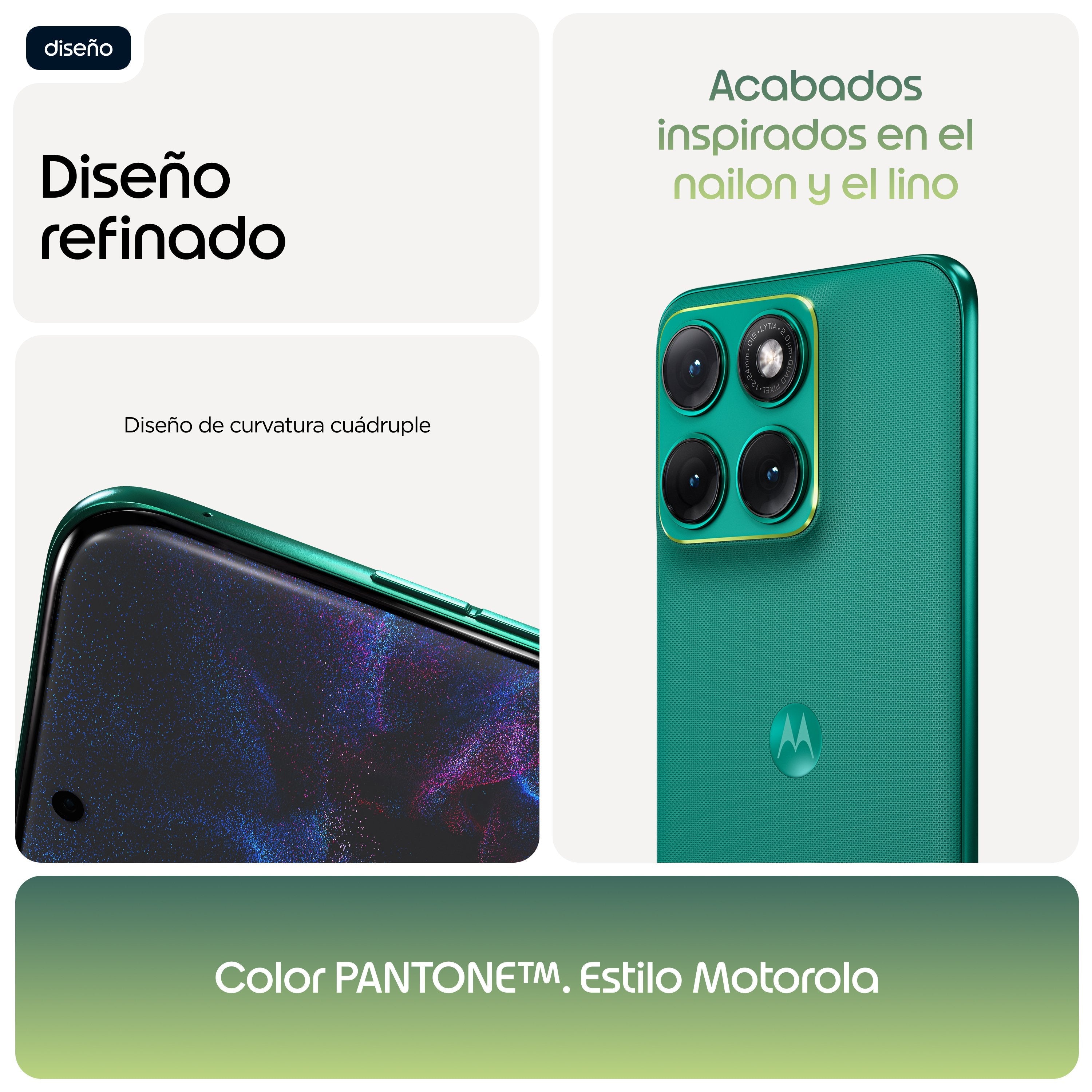 EAN 0840493621722 - Motorola edge 70 fusion 17,2 cm (6.78") SIM doble Android 16.0 5G USB Tipo C 8 GB 256 GB 7000 mAh Verde imagen 10