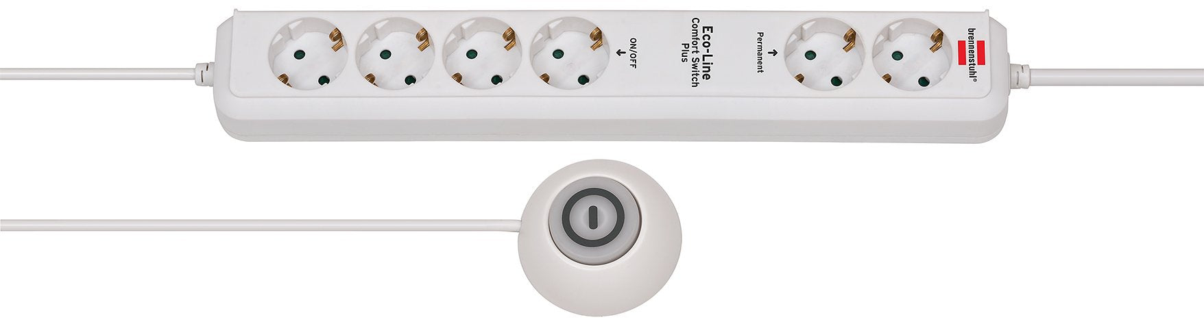 Brennenstuhl Eco Line Switch Plus El Csp24, Toma De 6 Vías, Regleta De Enchufes 1159560216