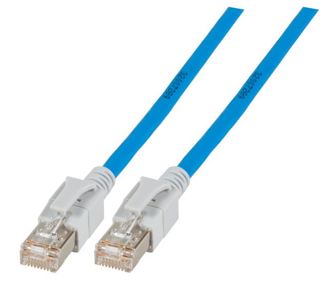 Efb Rj45 Cable De Red Cat.6a S Ftp Frnc Vc Led Blau 1,5m