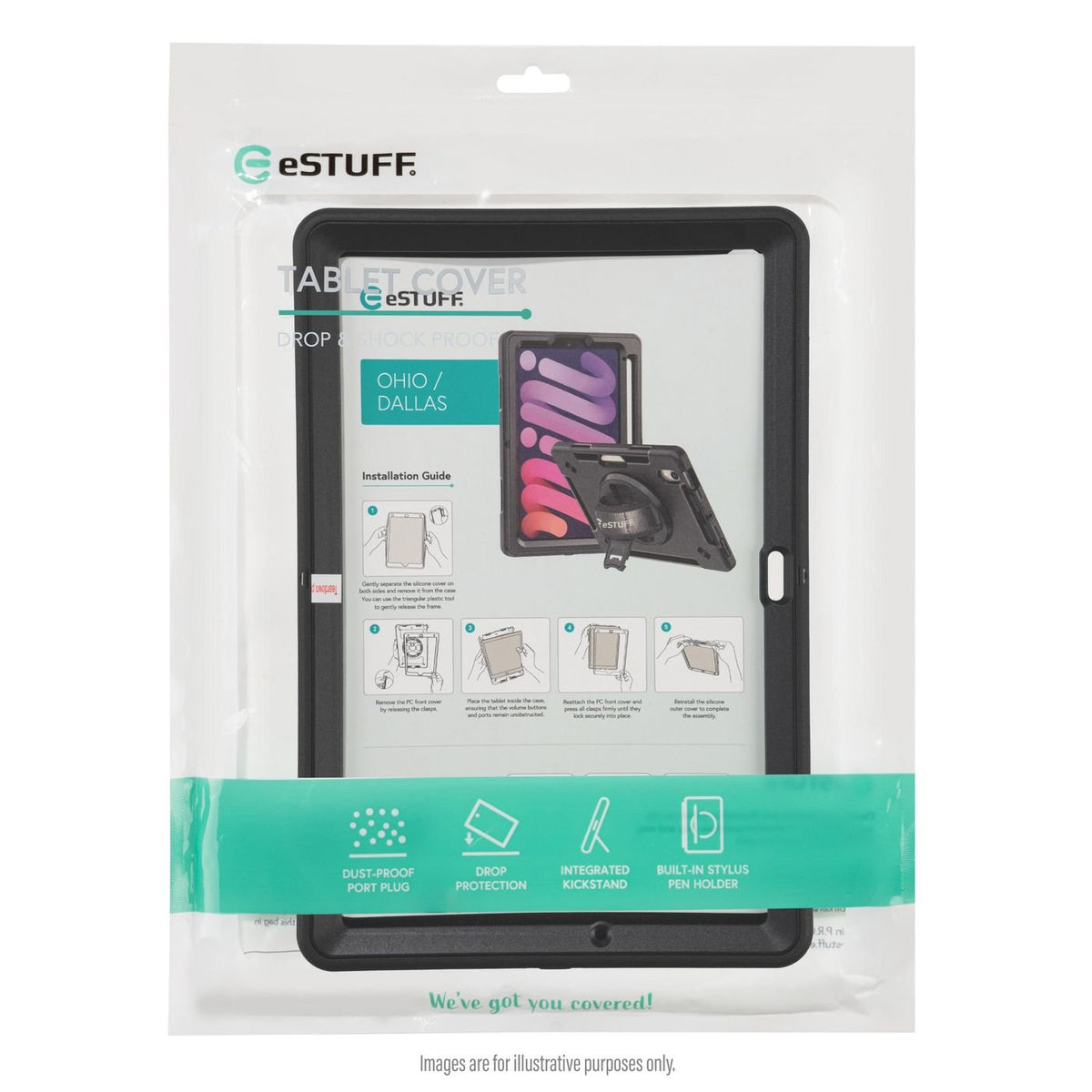 EAN 5715063287798 - eSTUFF ES68103001-BULK funda para tablet Negro imagen 4