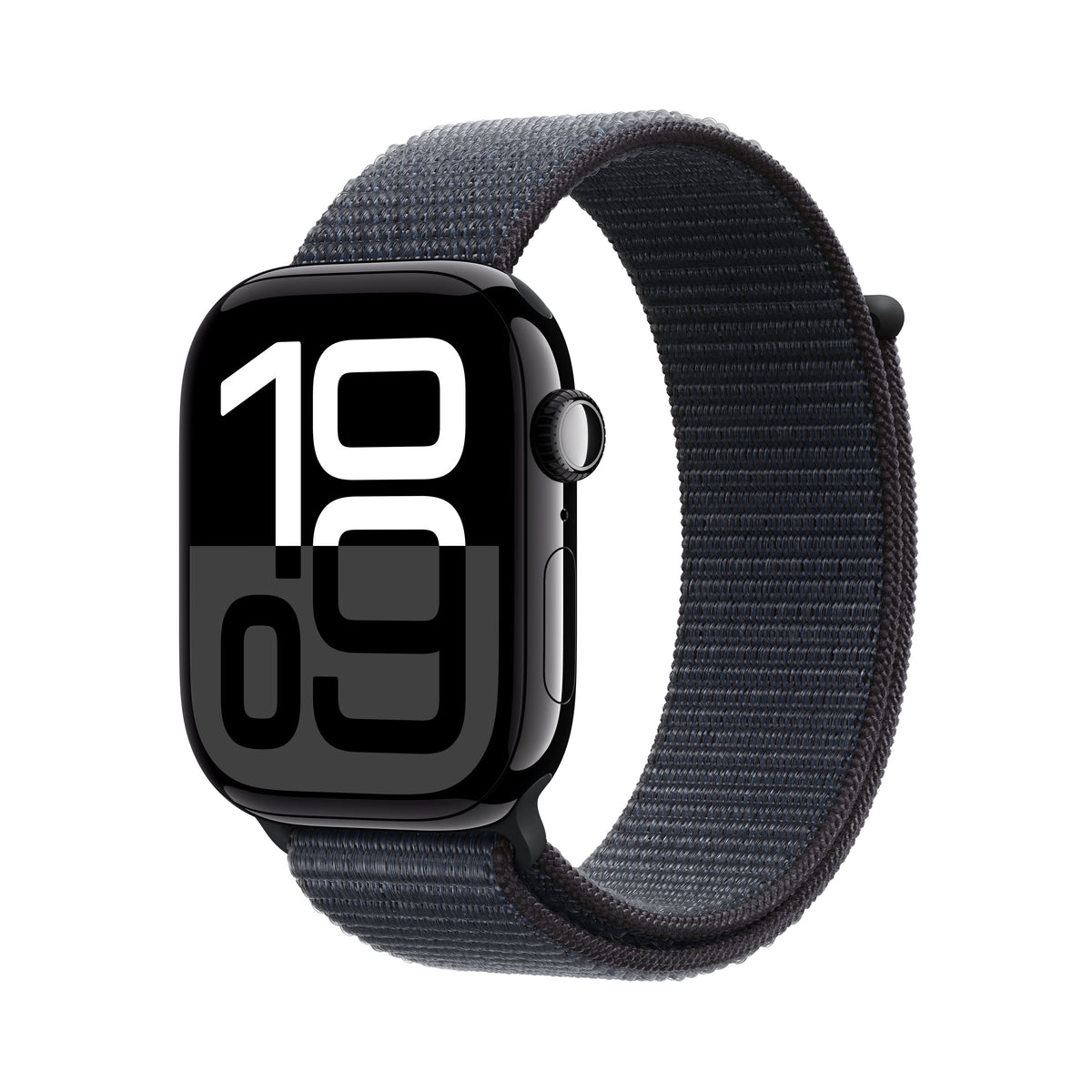 Apple Watch Series 10 Gps + Cellular 46mm Jet Black Aluminium Case With Ink Sport Loop