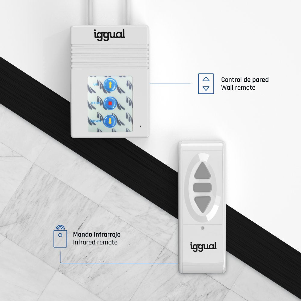 EAN 8435364308882 - iggual PSIPS203 pantalla de proyección 2,34 m (92") 16:9 imagen 5