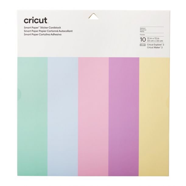 Cricut Sticker Cardstock, Pastels Pegatina Para Niños