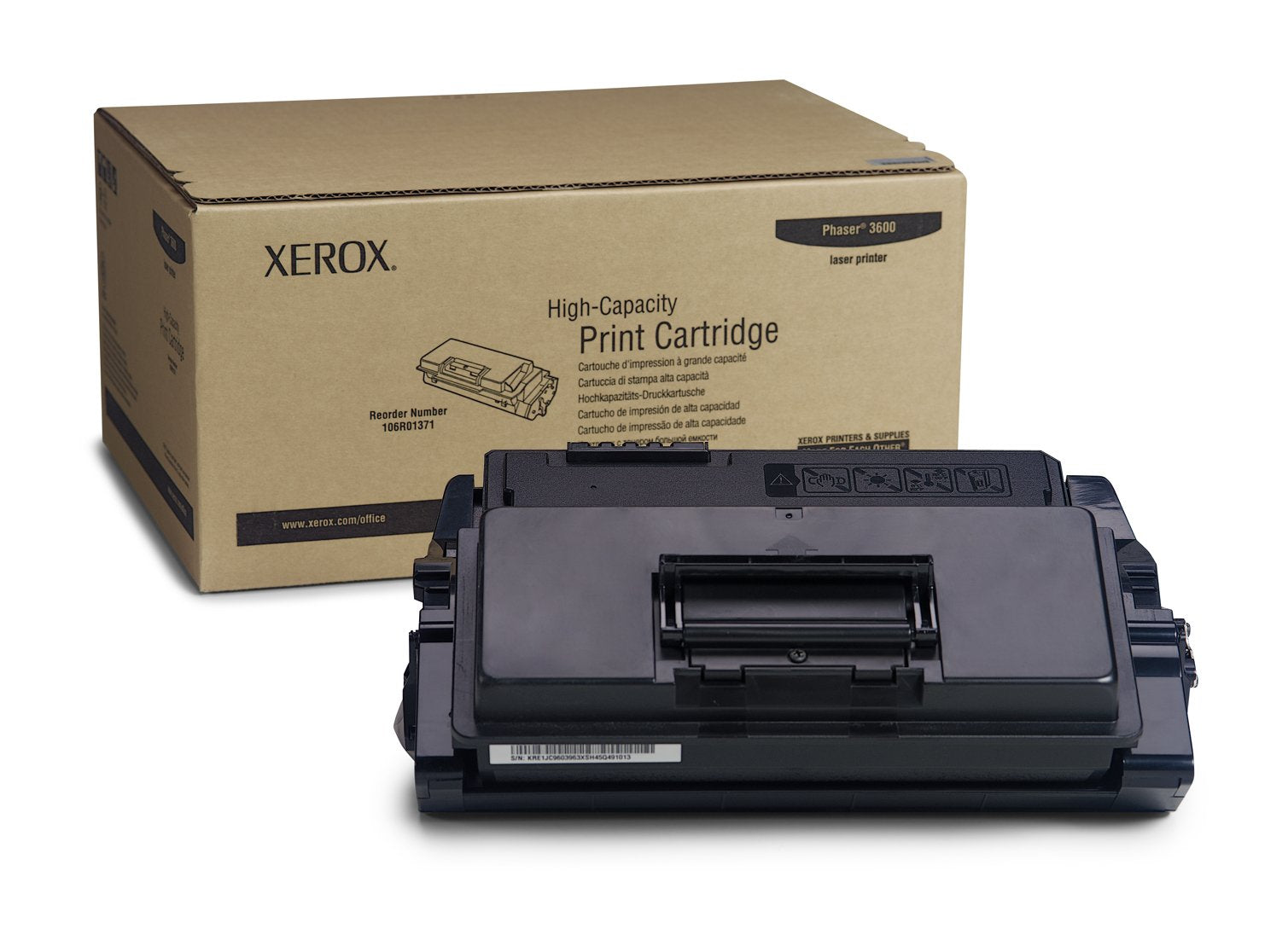 EAN 0095205741575 - Xerox 106R01371 cartucho de tóner Original Negro imagen 1