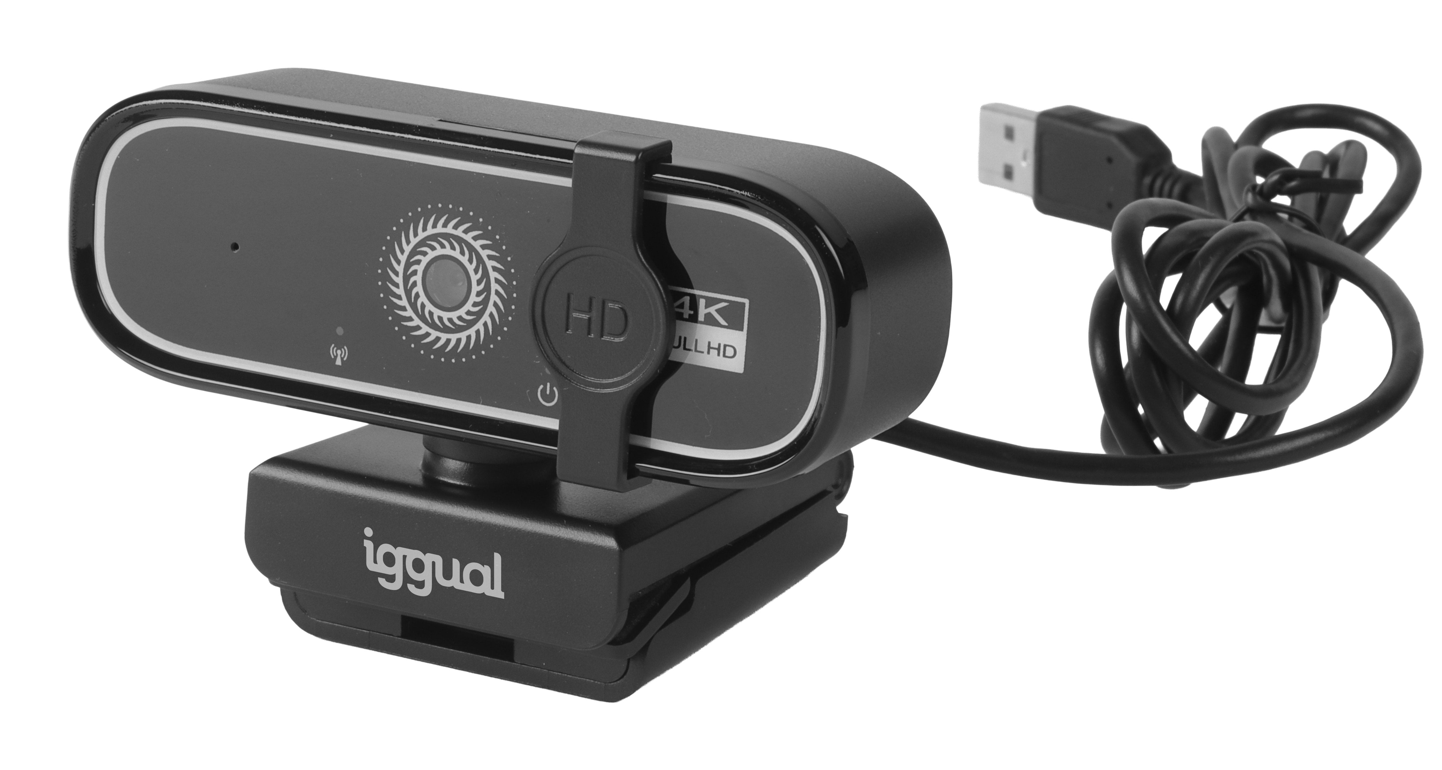 EAN 8435364319949 - iggual USB 4K UHD WC3840 Business Pro View cámara web 8 MP 3840 x 2160 Pixeles Negro imagen 7