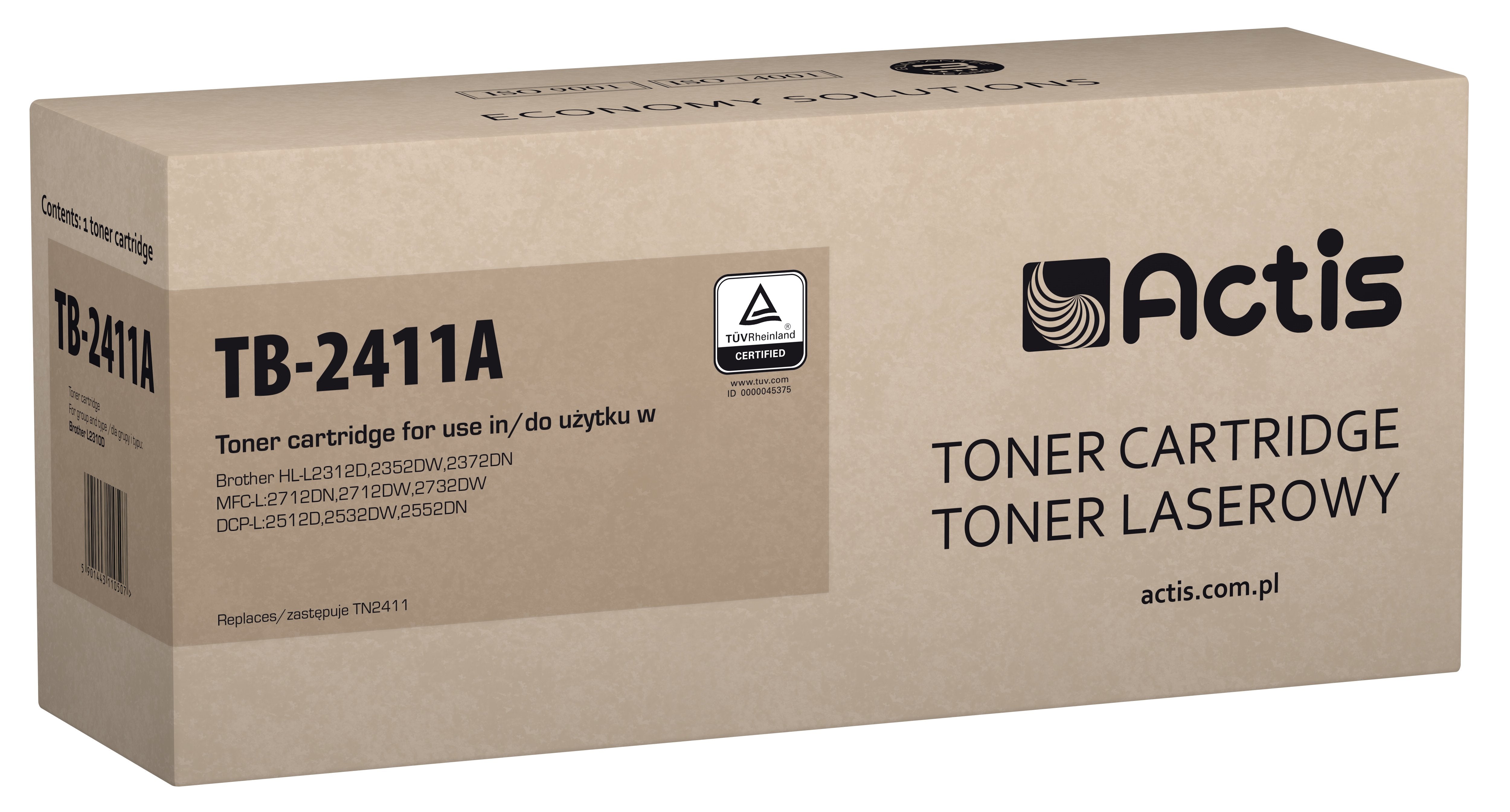 EAN 5901443110507 - Actis TB-2411A cartucho de tóner 1 pieza(s) Compatible imagen 1