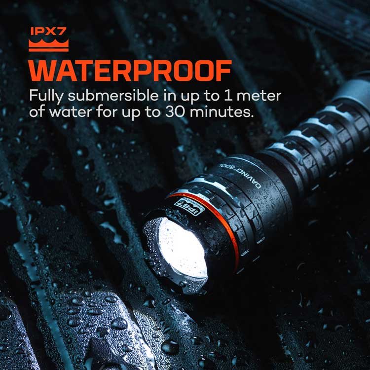 Davinci 800 Linterna Led Recargable, 800 Lm