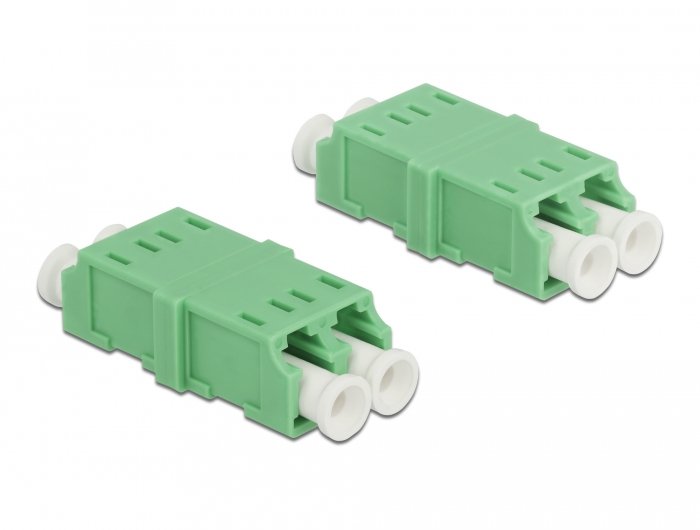 Delock 85924 Adaptador De Fibra Óptica Lc 4 Pieza(S) Verde