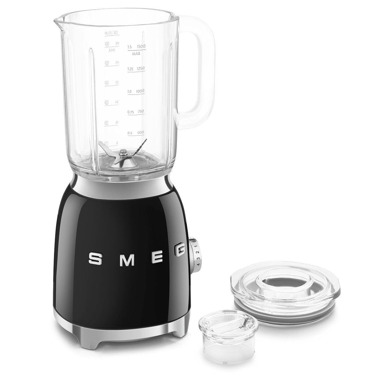 EAN 8017709328467 - Smeg BLF03BLEU licuadora 1,5 L Batidora de vaso 800 W Negro imagen 3