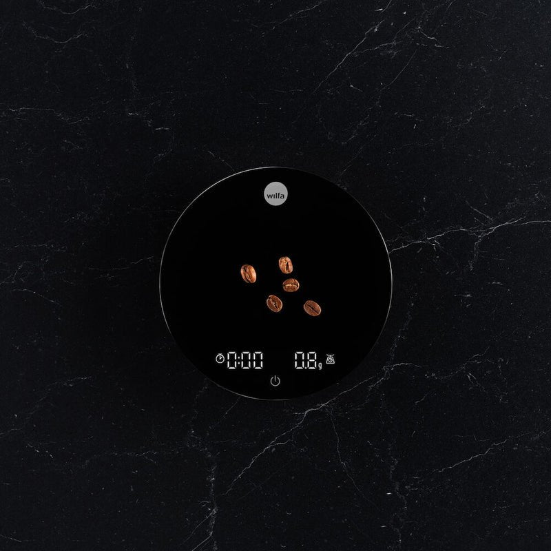 Wilfa Präzisions-Küchenwaage Uni (Negro, Bis 2 Kg, Timer, Usb-C) 605928