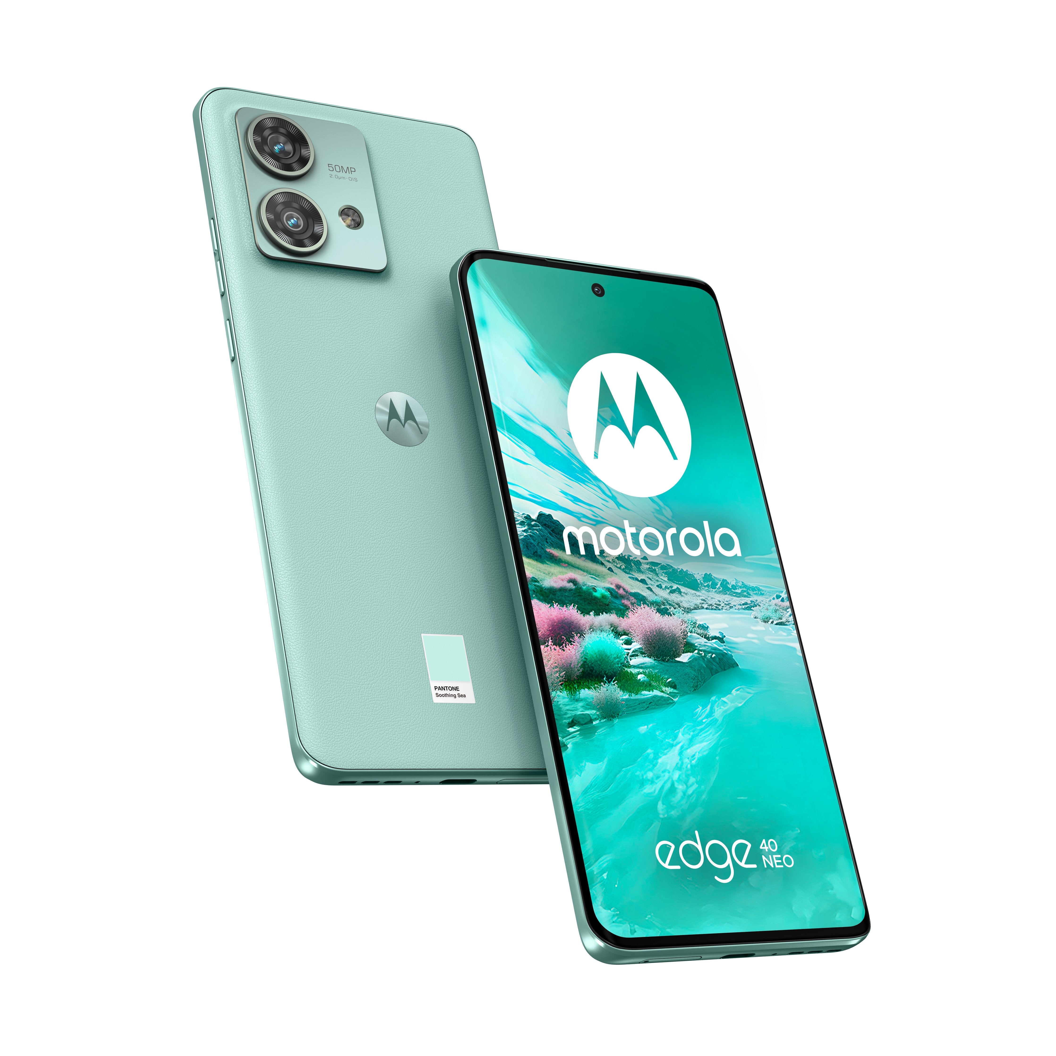 Smartphone Motorola Edge 40 Neo 16,6 Cm (6.55") Sim Doble Android 13 5g Usb Tipo C 12 Gb 256 Gb 5000 Mah Verde