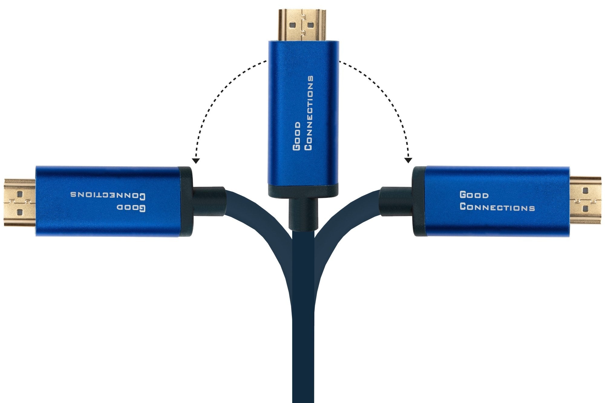 EAN 4014619554645 - Alcasa 4520-CSF010B adaptador de cable de vídeo 1 m USB Tipo C HDMI tipo A (Estándar) Azul imagen 5