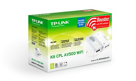 Tp-Link Av500 2-Port Powerline Wifi Extender Kit Including 1 Tl-Wpa4220 And 1 Tl-Pa4025p 500mbps Powerline Datarate 300mbps