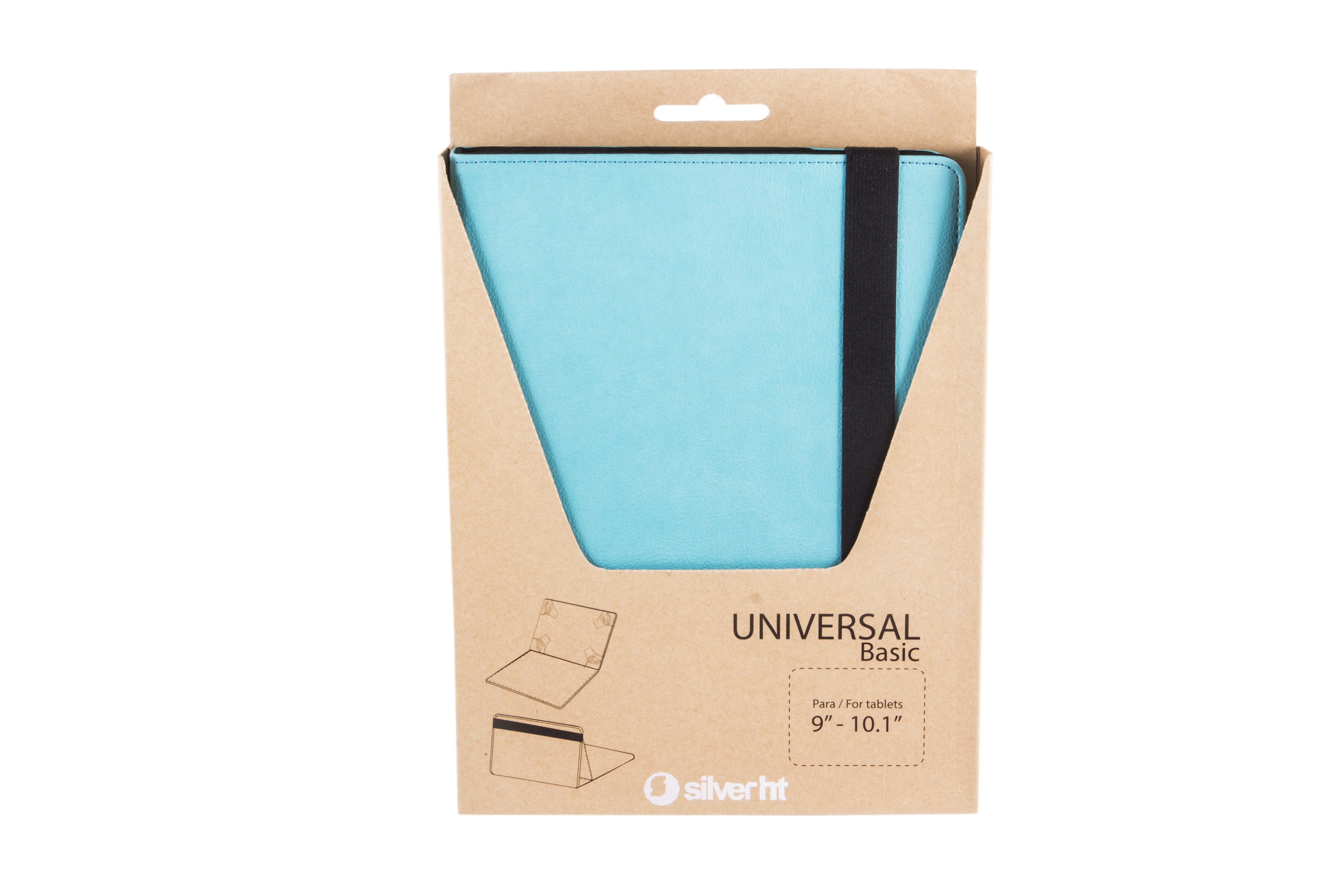Funda Tablet Universal Silver Ht 9-10.1 Azul Claro