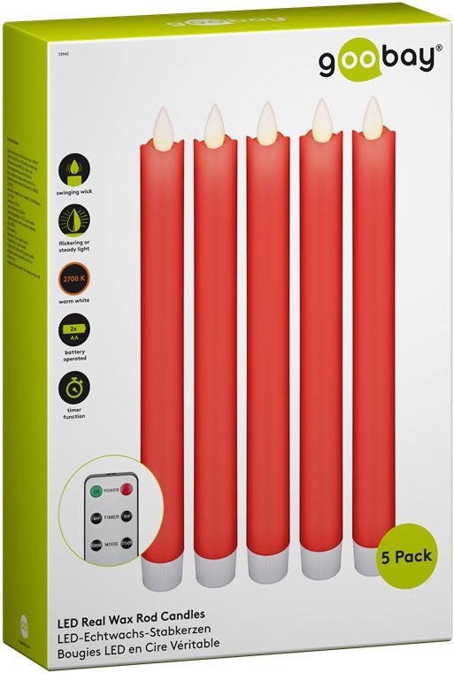 Goobay 53943 Vela Eléctrica Led