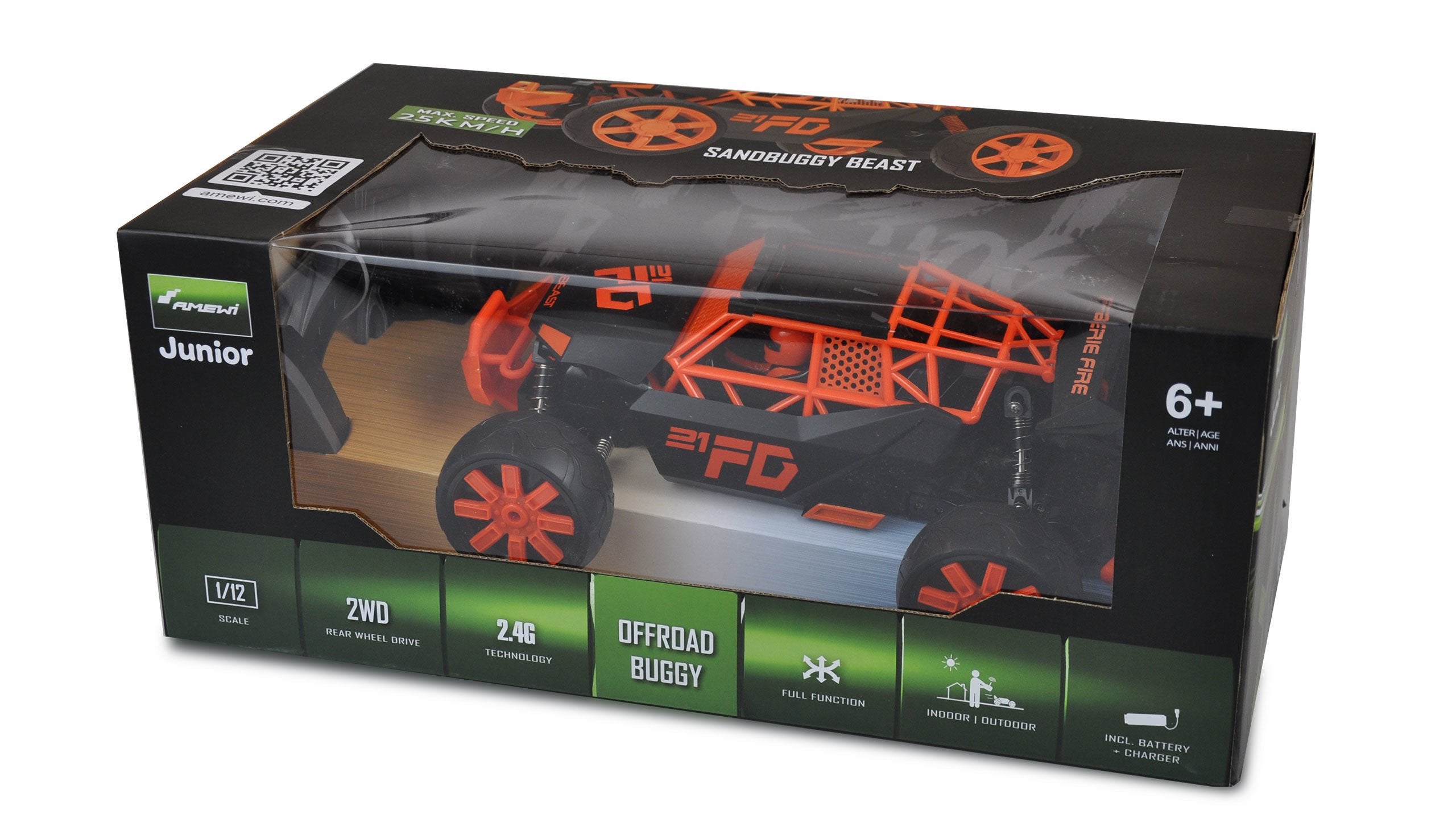 EAN 4260677953313 - Amewi Beast modelo controlado por radio Buggy Motor eléctrico 1:12 imagen 8