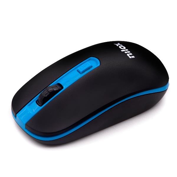 EAN 8436556146121 - Nilox MOUSE WIRELESS BLACK/BLUE 1000 DPI ratón Wi-Fi Óptico imagen 3