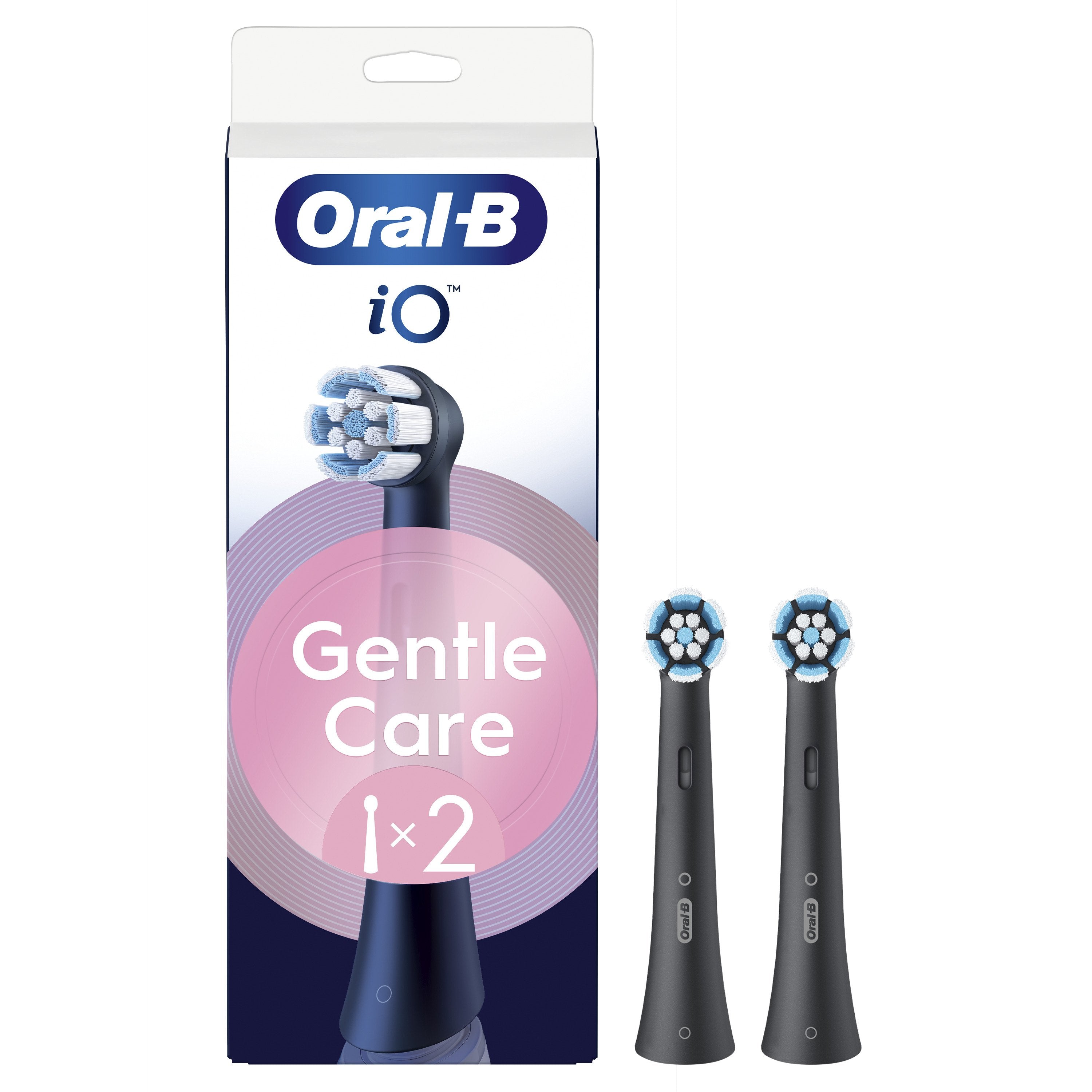 Oral-B Io Sanfte Reinigung 2er AufsteckbRsten Schwarz