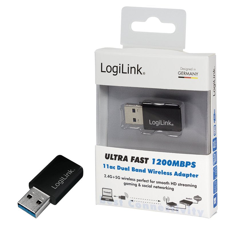 Logilink Wl0243 Adaptador Usb 3.0 1200 Mbit/S 11a Dual Band