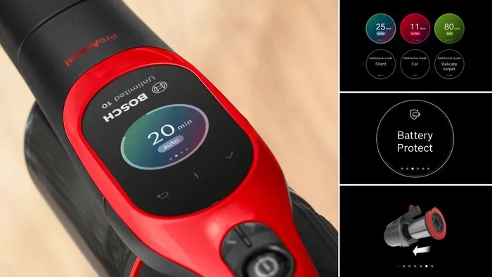 EAN 4242005469543 - Bosch BCS1041PET aspiradora de pie y escoba eléctrica Aspiradora escoba Batería Secar HEPA Sin bolsa 0,4 imagen 10