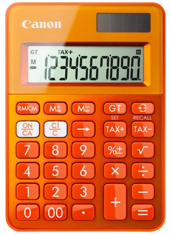 EAN 4549292031478 - Canon LS-100K calculadora Escritorio Calculadora básica Naranja imagen 1