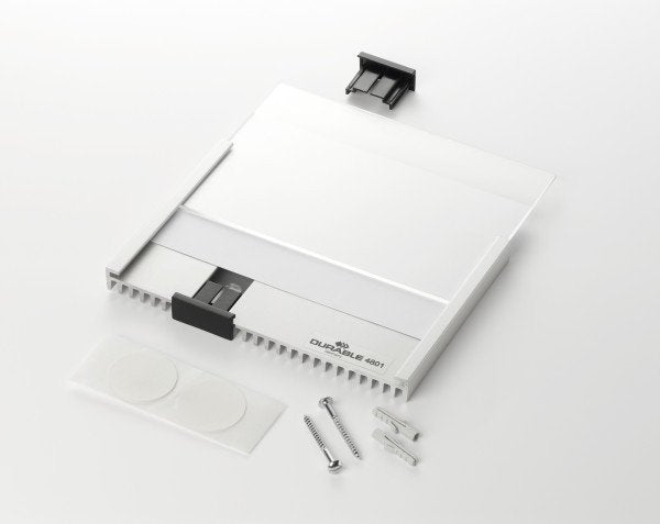 EAN 4005546400020 - Durable 480023 portacartel y stand de información Portacarteles Acrílico, Aluminio Plata imagen 3