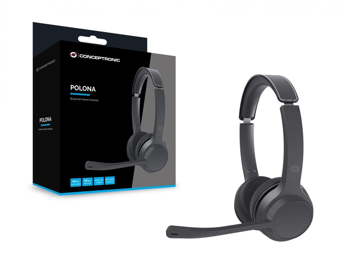Auriculares Conceptronic Inalámbricos Bluetooth Con Emación De Carga Sw