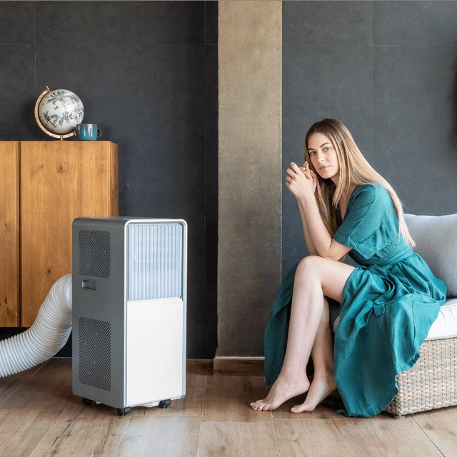 EAN 8435484081689 - Cecotec ForceClima 12850 aire acondicionado portátil 65 dB Gris, Blanco imagen 5