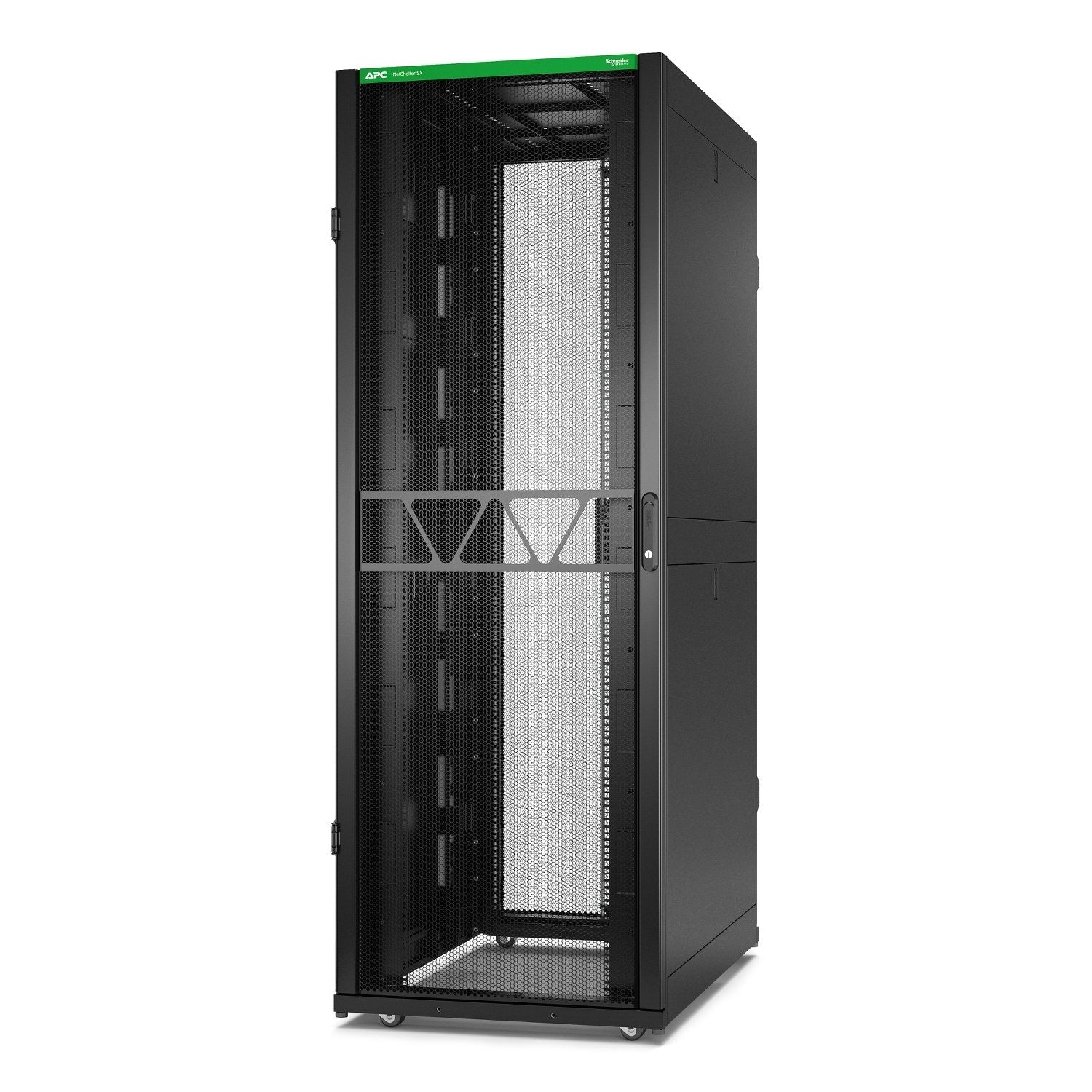 Armario Rack Apc Netshelter Sx Gen 2 2124 Al X 750 An X 1200 P Mm Con Laterales Para Suelo Negro 45u 19"