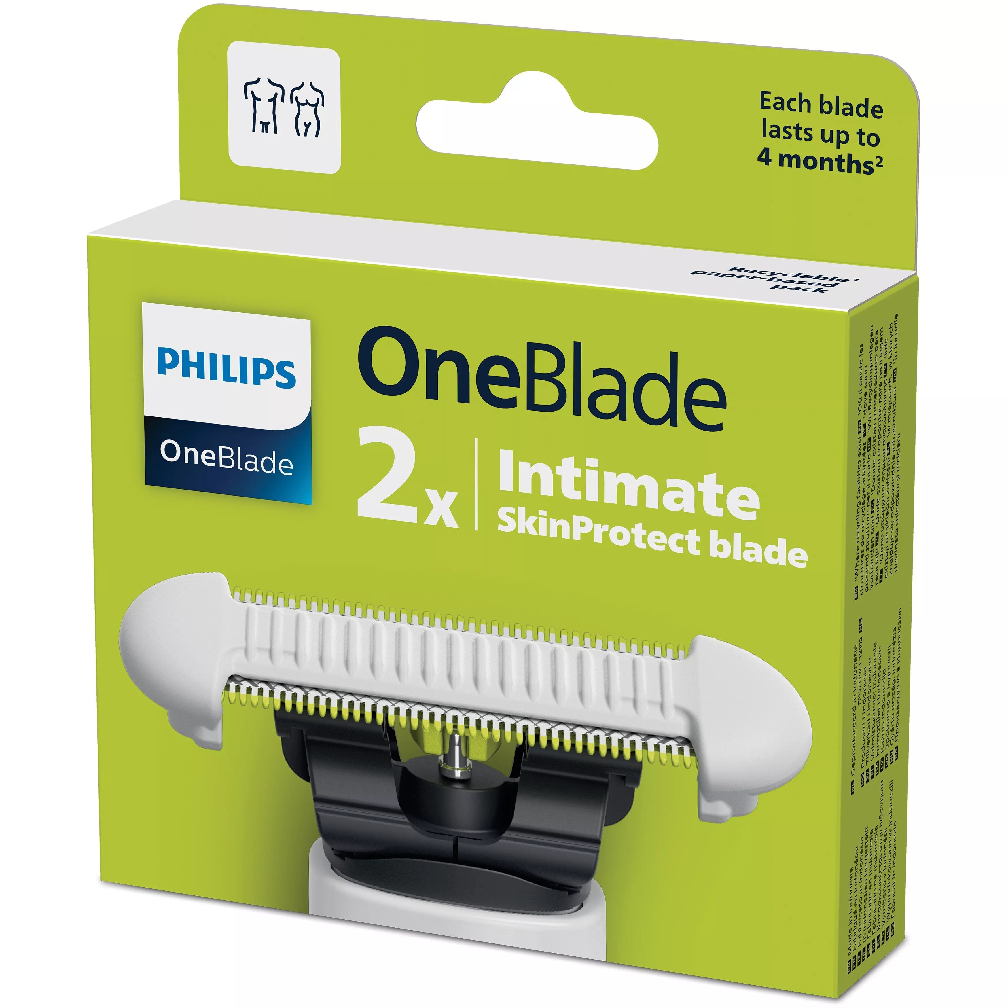 Philips Oneblade Skinprotect Qp229/52 2 Szt.