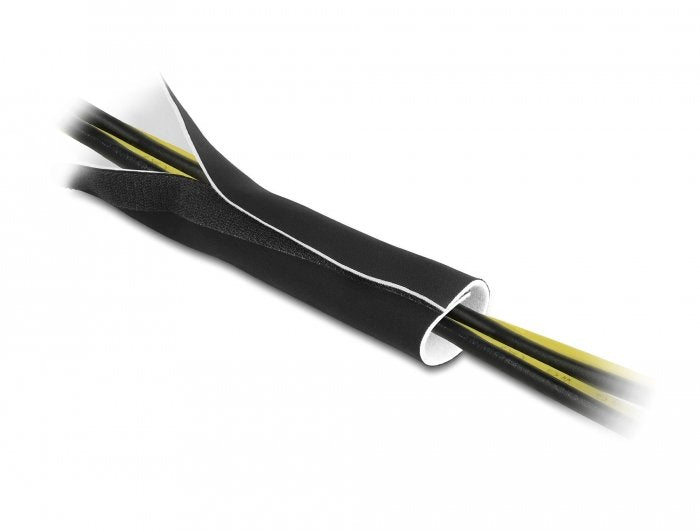 Delock Cableschlauch Neopren Flexibel Mit Klettverschluss 3 M X 135 Mm Schwarz Weiss