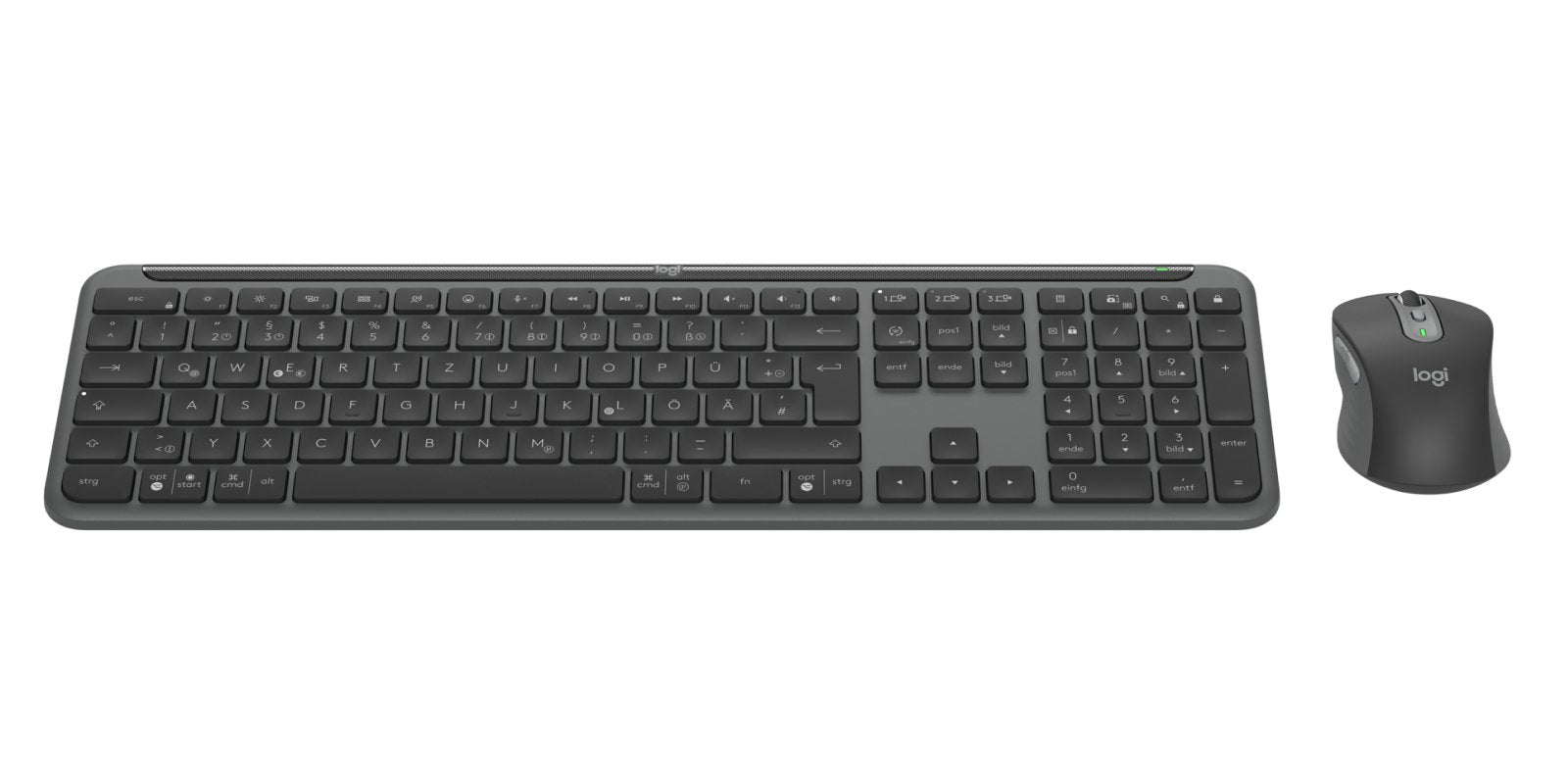 EAN 5099206119383 - Logitech 920-012504 teclado Ratón incluido Oficina RF Wireless + Bluetooth QWERTZ Alemán Grafito imagen 6