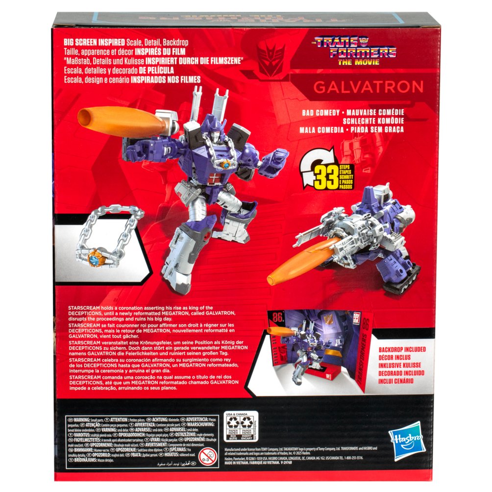 Figura Hasbro Transformers The Movie Galvatron Studio Series