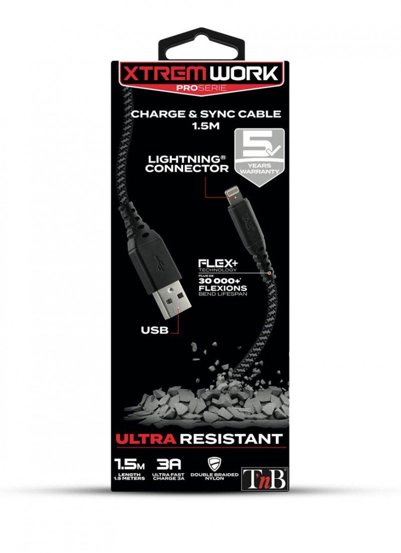 Câble Usb A Vers Lightning Mfi Xtremwork - 1.5m