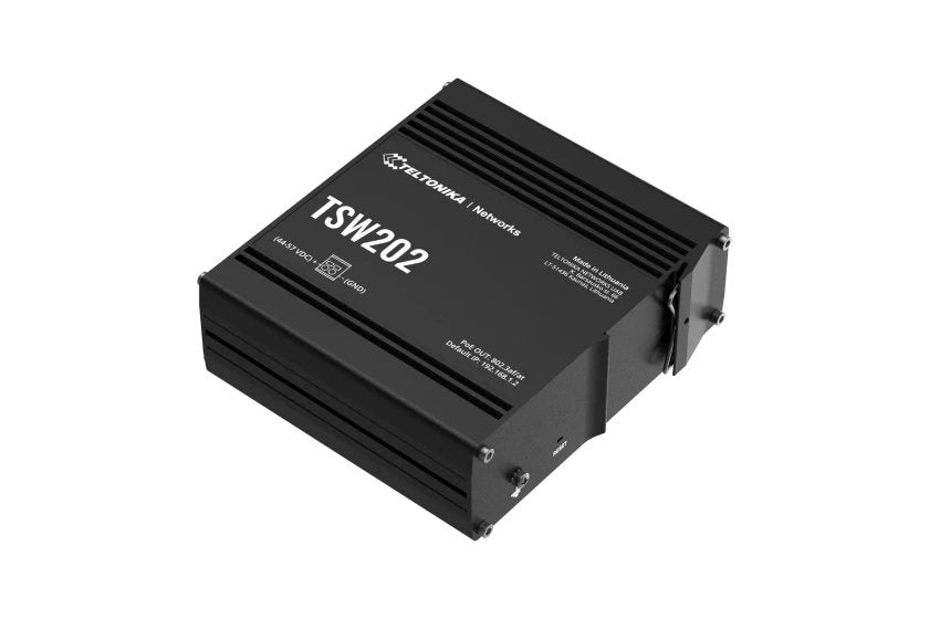 EAN 4779051840281 - Teltonika TSW202 Gestionado L2 Gigabit Ethernet (10/100/1000) Energía sobre Ethernet (PoE) Aluminio, Azul imagen 3