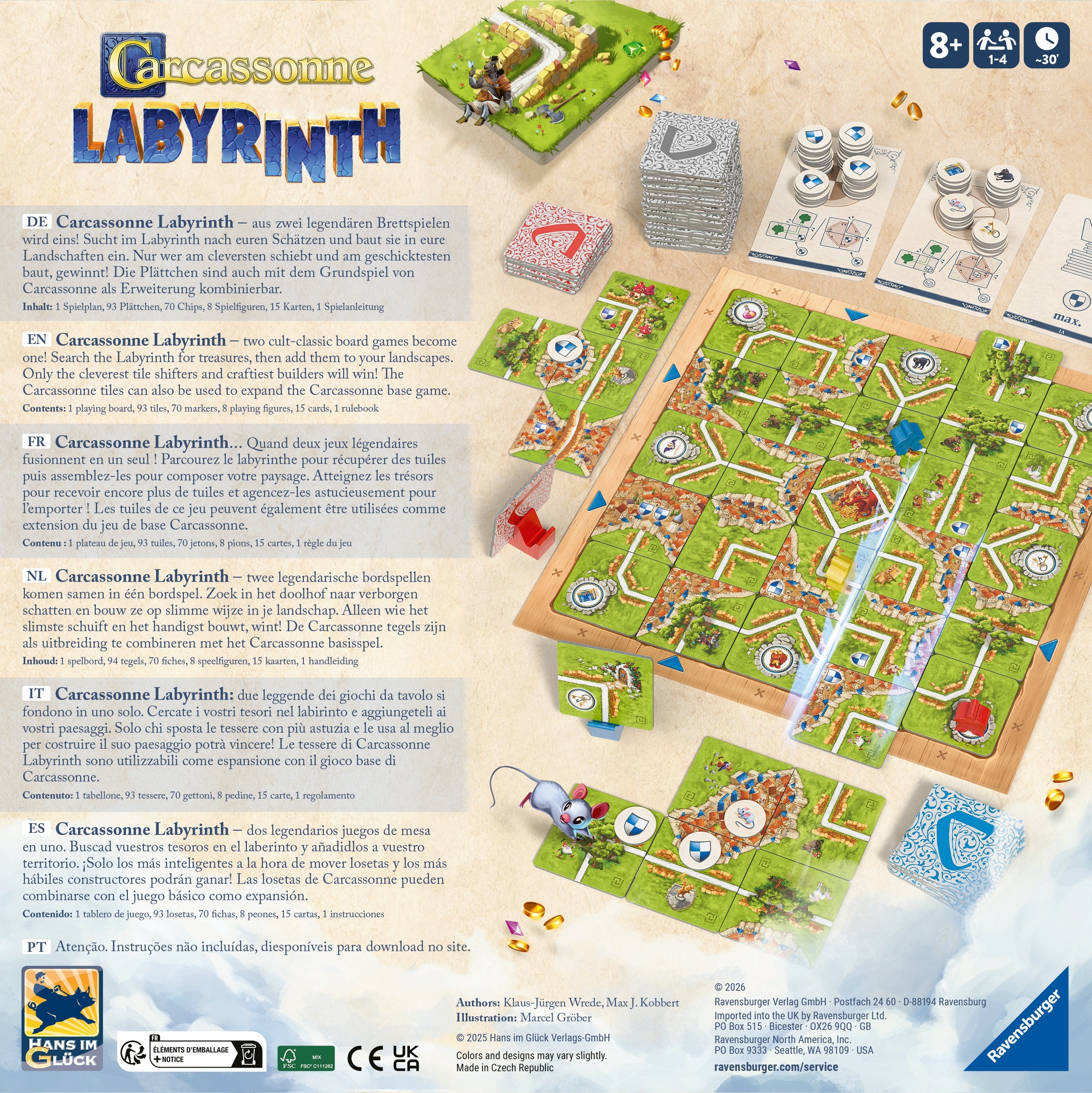 Ravensburger Carcassonne Labyrinth 25176