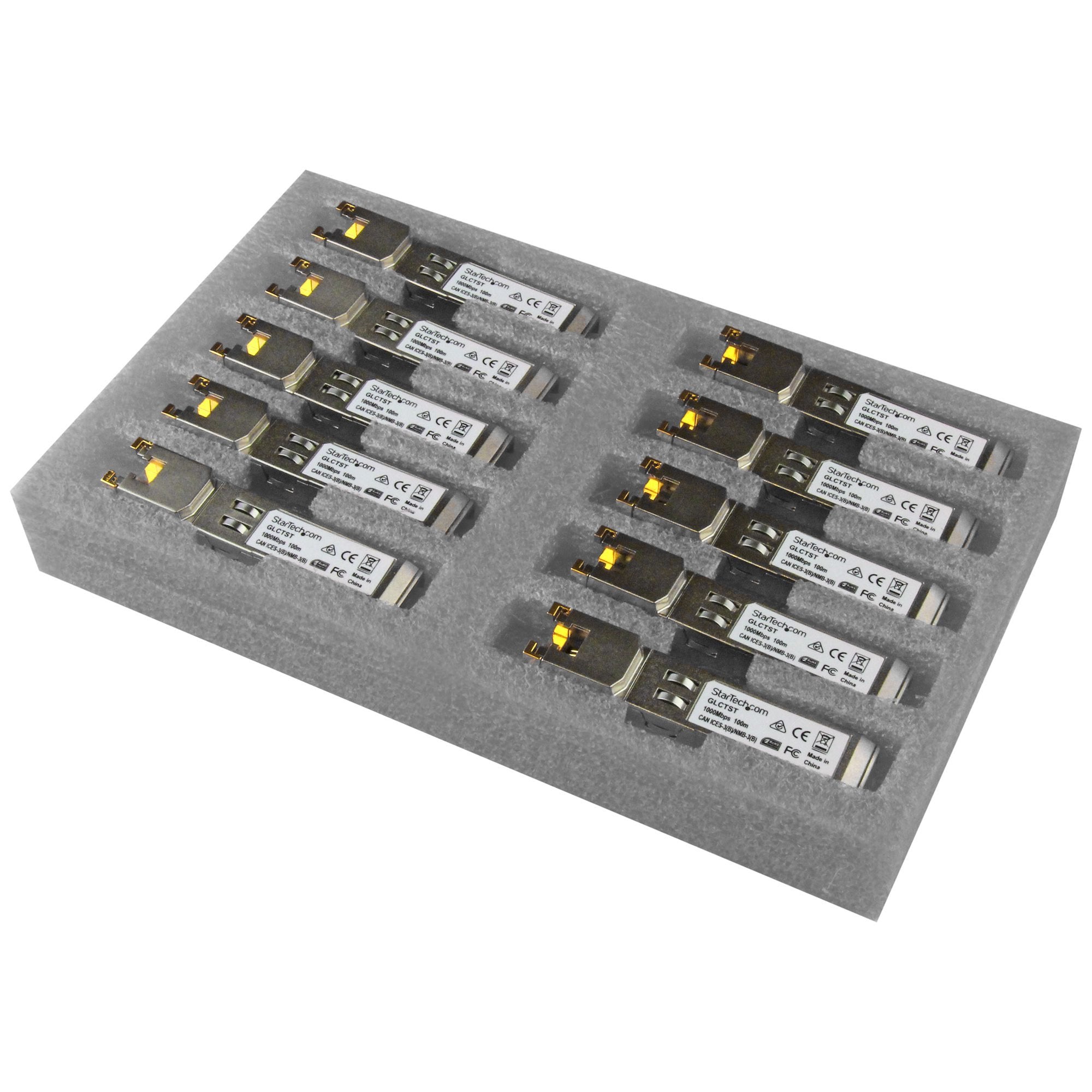 EAN 0065030864305 - StarTech.com GLCT10PKST red modulo transceptor Cobre 1000 Mbit/s imagen 1