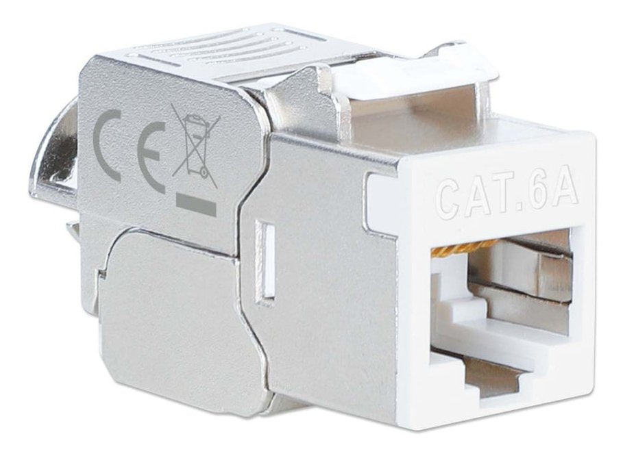 Intellinet Cat6a 10g Mp Keymone-Modul Blanco