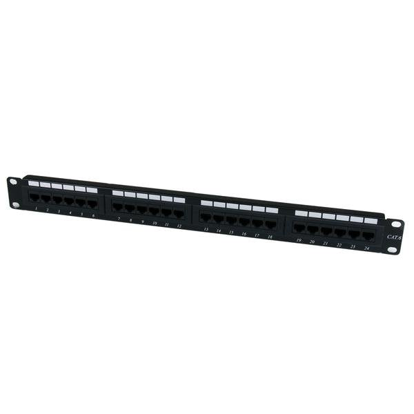 Startech Panel Parcheo 1u Cat6 110 Con 24 Puertos