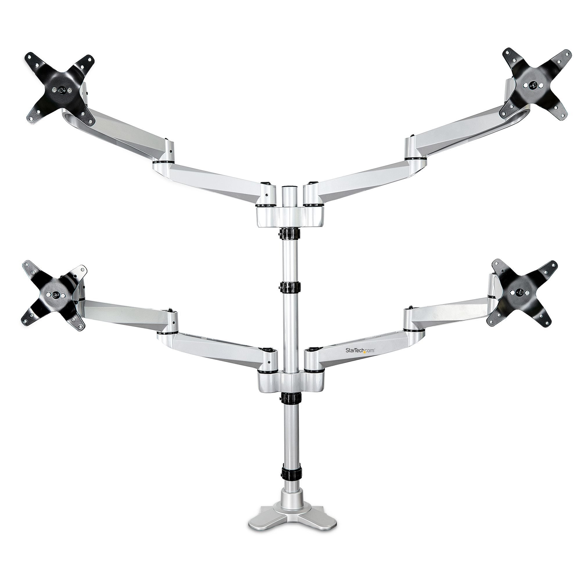 EAN 0065030881456 - StarTech.com ARMQUADPS soporte para monitor 68,6 cm (27") Escritorio Plata imagen 7