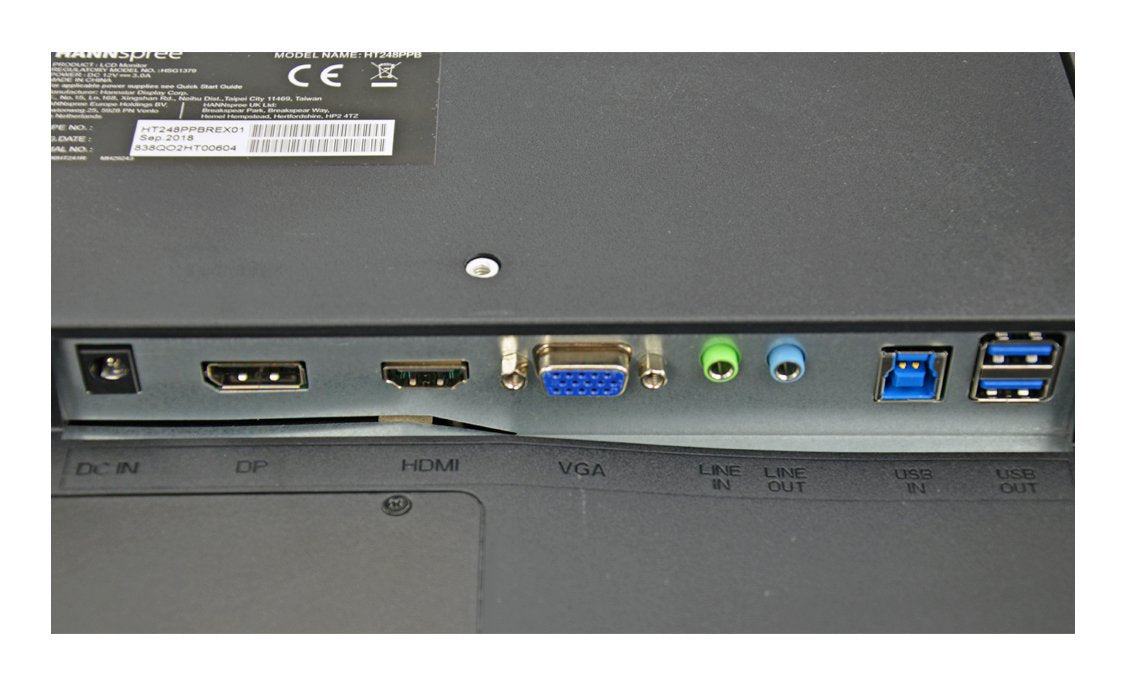 EAN 4711404022524 - Hannspree HT 248 PPB pantalla para PC 60,5 cm (23.8") 1920 x 1080 Pixeles Full HD LCD Pantalla táctil Mes imagen 10