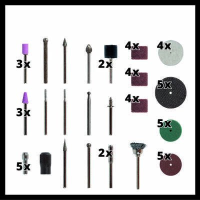 Amoladora Einhell Te-Mt 7,2 Li, Recta Rojo/Negro