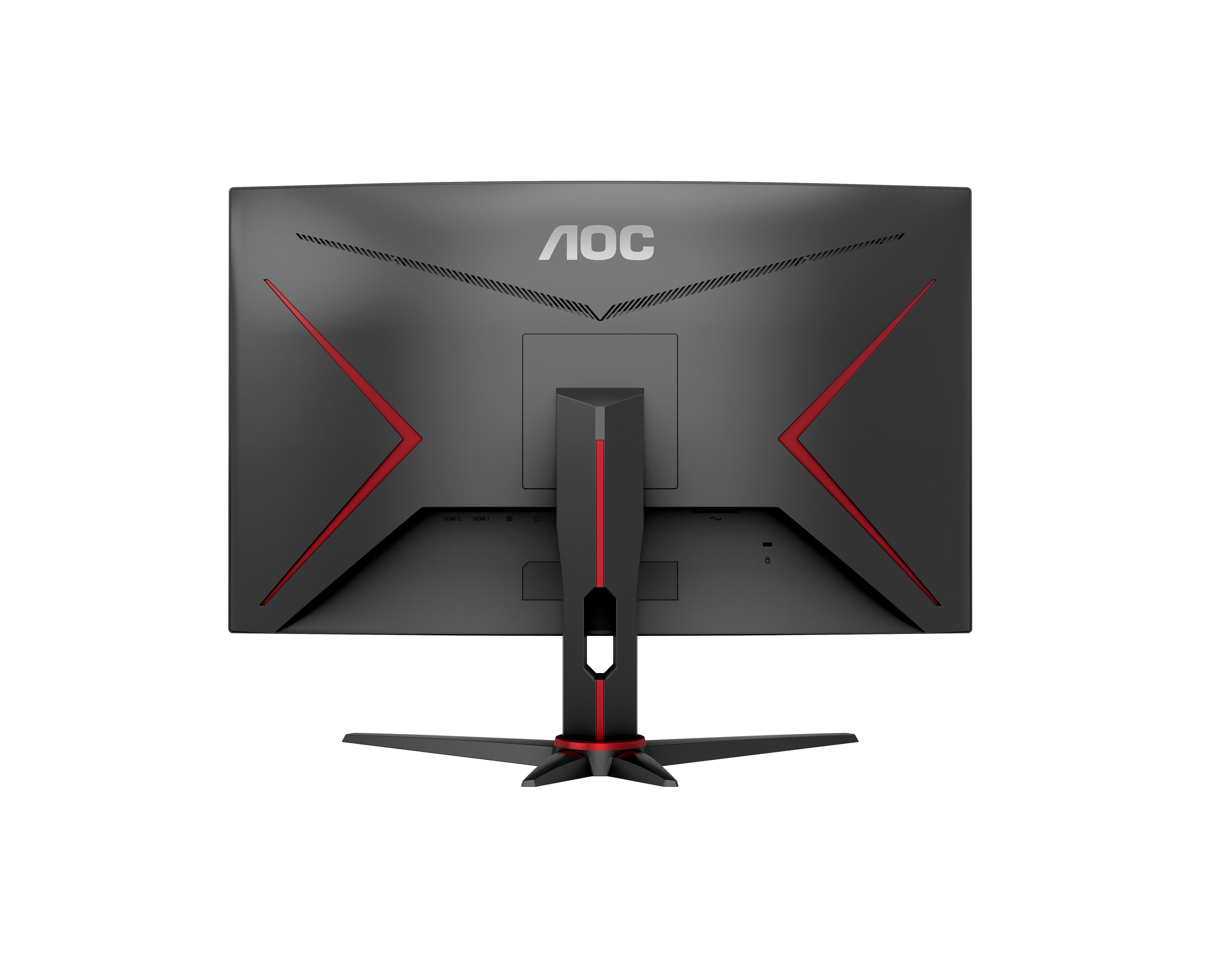 Monitor 27 Aoc Gaming Curvo Cq27g2se Qhd 2560x1440 165hz 2hdmi 1dp Negro-Red