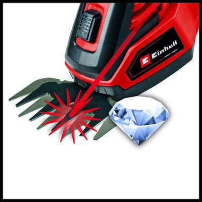 Tijeras Cortacésped/Cortasetos A Batería Einhell Ge-Cg 18/100 Li T-Solo, 18 Voltios 3410310
