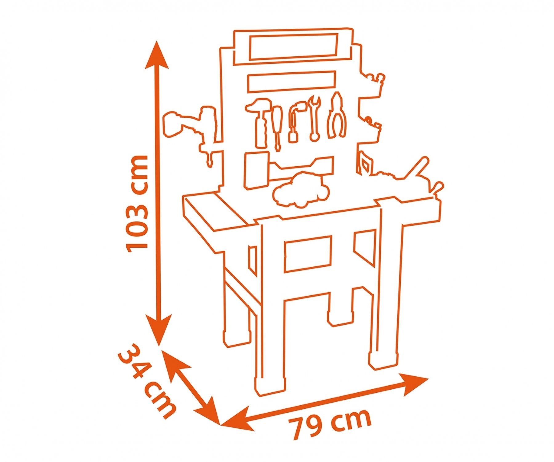 Smoby Black & Decker Werkbank Center Modell 2022